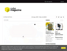 Tablet Screenshot of cubomagazine.com